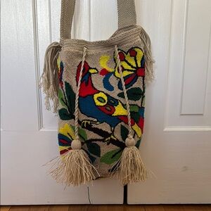 Colorful Woven Tote Bag